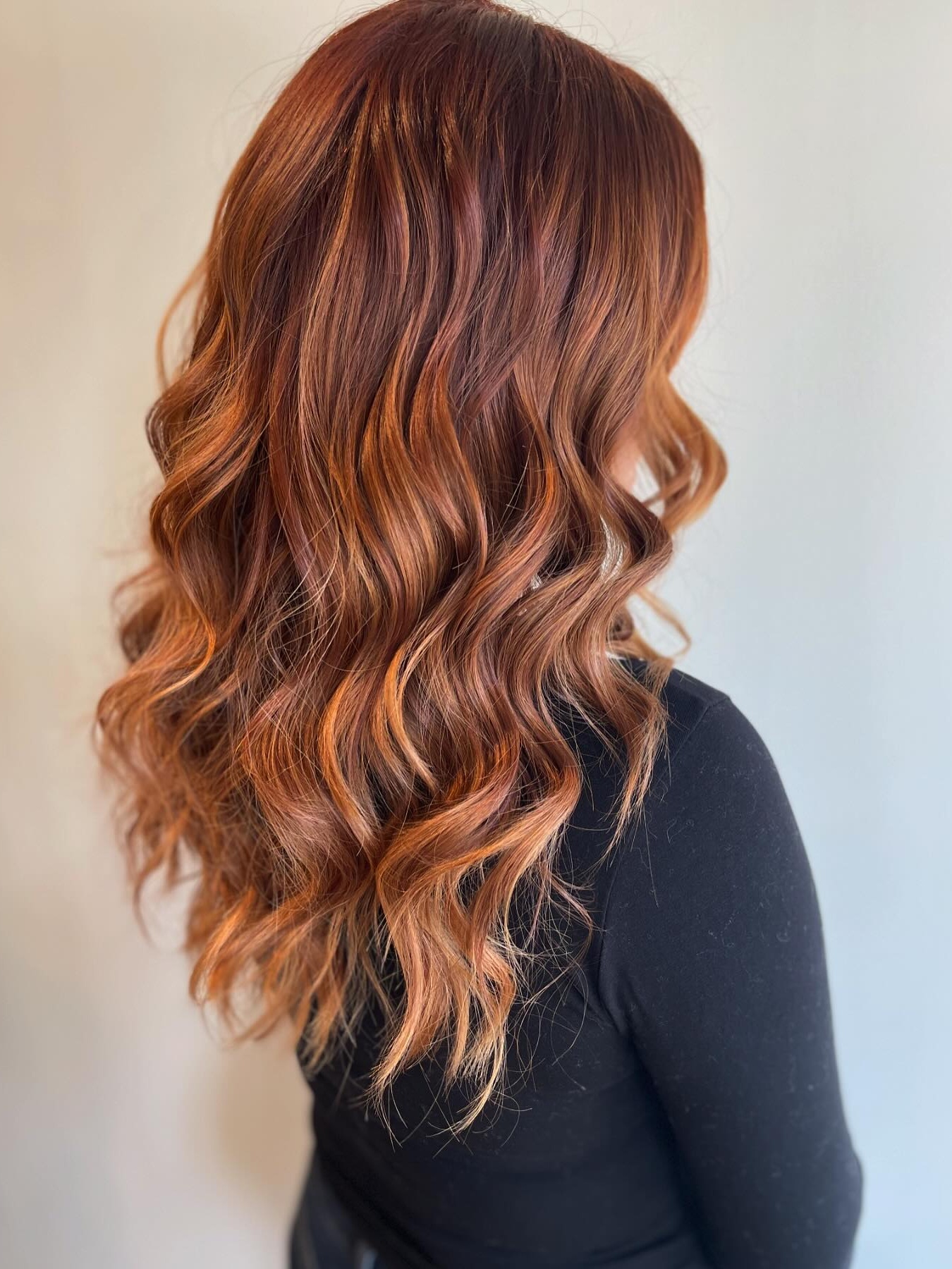 Sunlit Copper & Golden Brunette